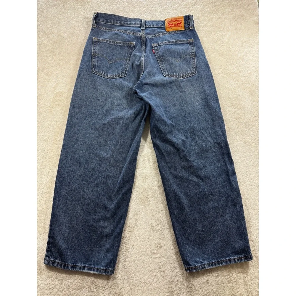 Levi's Mens 578 Baggy Fit Wide Leg Blue Denim Jeans 34x30 Meas: 35x28